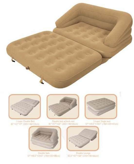 Надувная кровать Relax 5 in 1 Multifunctional Sofa Bed 205 х 146 х 66 см