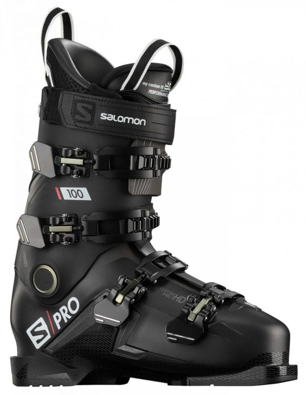 Горнолыжные ботинки Salomon S/PRO 100 black/belluga/red (2020)