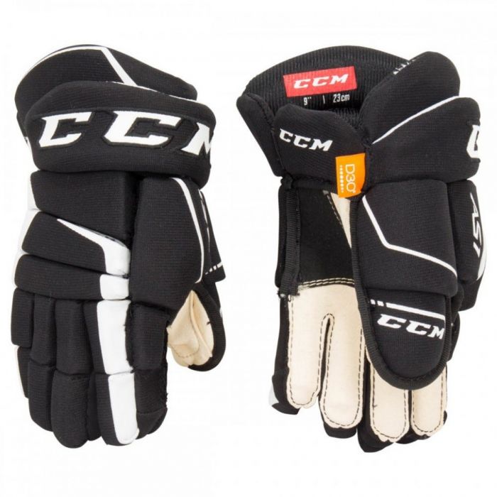 Перчатки CCM Super Tacks AS1 YTH black/white