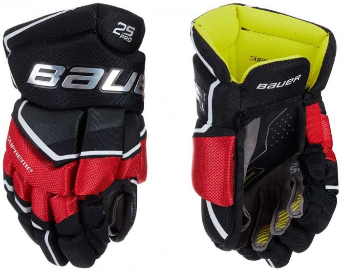 Перчатки Bauer Supreme 2S Pro S19 YTH Black/Red (1054620)