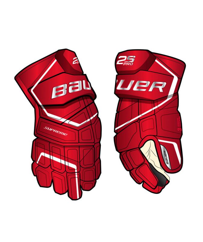 Перчатки Bauer Supreme 2S Pro S19 SR Red (1054614)