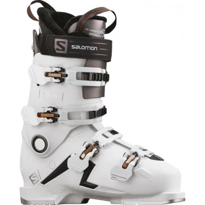 Горнолыжные ботинки Salomon S/Pro 90 W white/jet black/gold (2021)