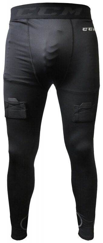 Термобелье брюки CCM Cut Resistant Compression Pant W Jock Sr Bk