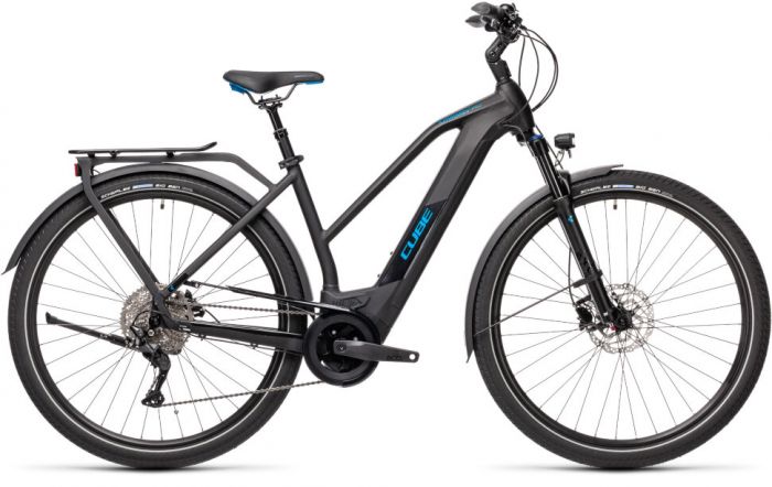 Велосипед CUBE KATHMANDU HYBRID PRO 625 blacknblue (2021)