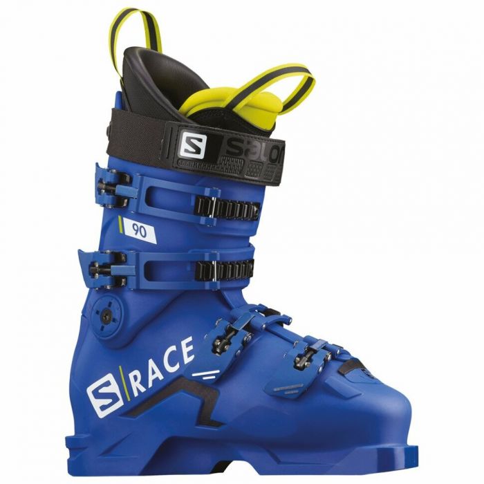 Горнолыжные ботинки Salomon S/RACE 90 NC Race Blue/Acid Green/Black (2022)