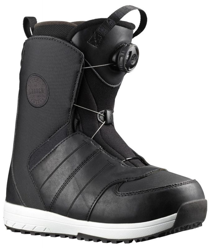 Ботинки для сноуборда Salomon Launch BOA, Black JR (2022)