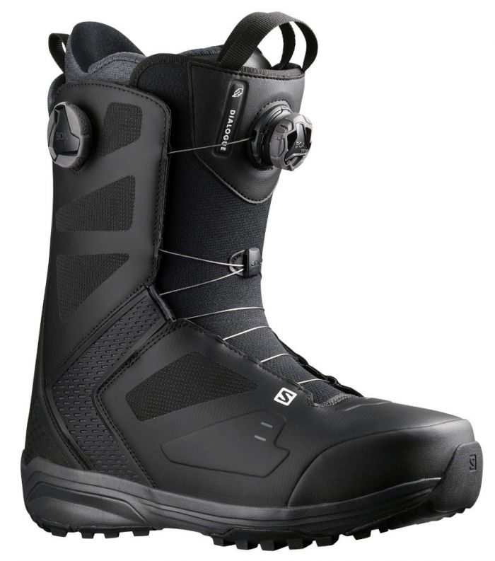 Ботинки для сноуборда Salomon Dialogue Dual BOA Black/Black/Magnet SR (2022)