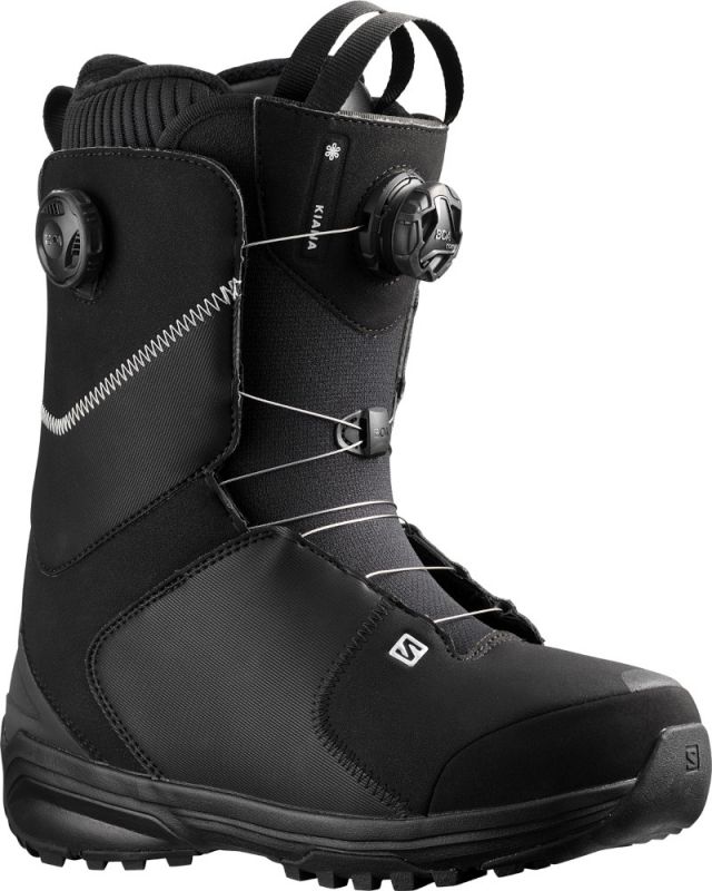 Ботинки для сноуборда Salomon Kiana Dual BOA Black/Black/Silver (2022)