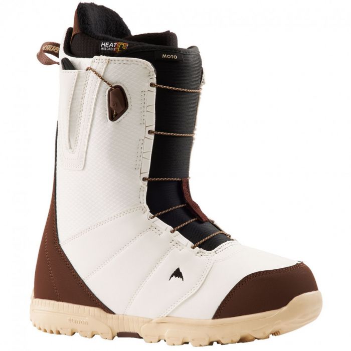 Ботинки для сноуборда Burton Moto white/brown (2022)