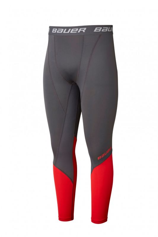 Брюки компрессионные Bauer Pro Comp BL Pant S19 YTH dark grey/red (1054439)