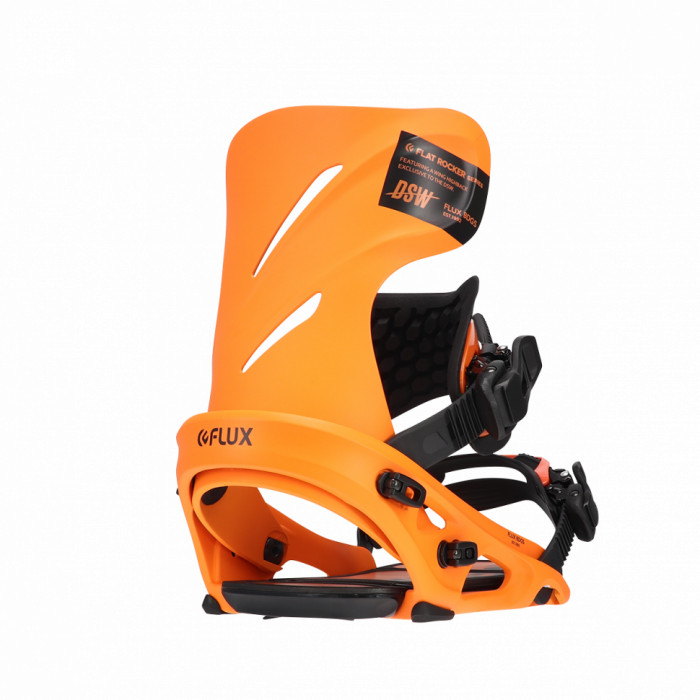 Сноубордические крепления Flux DSW BLACK ORANGE (2022)