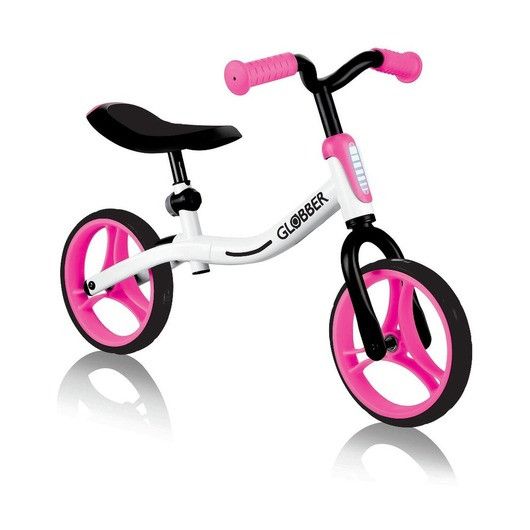 Беговел Globber Go Bike бело-розовый