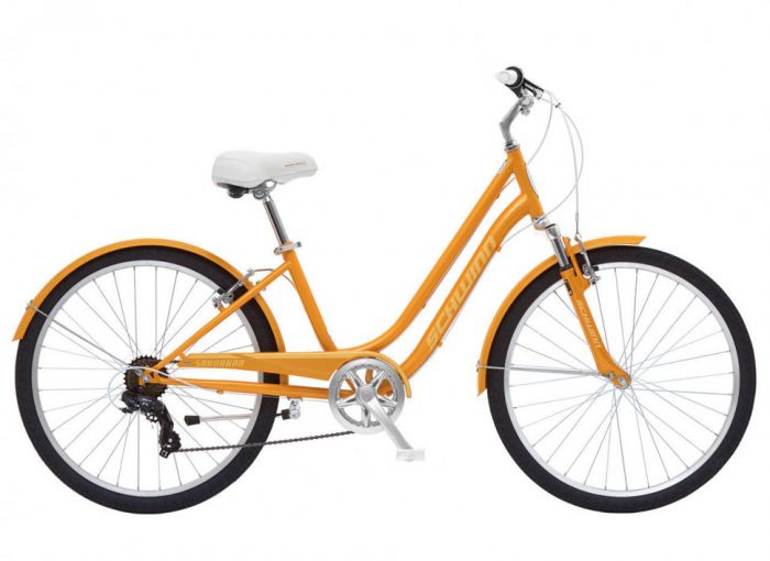 Велосипед Schwinn SUBURBAN WOMEN 26" оранжевый Рама M (17.5") (2022)