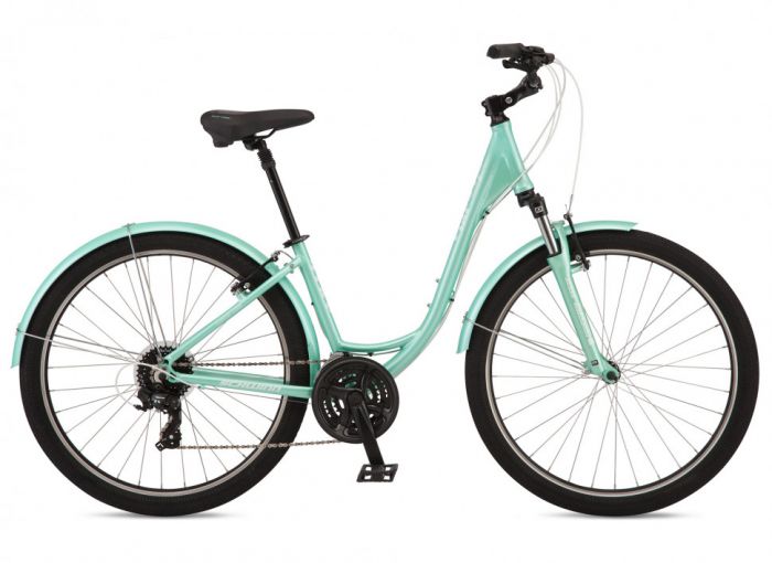 Велосипед Schwinn SIERRA 27.5" WOMEN зеленый Рама S (14") (2022)