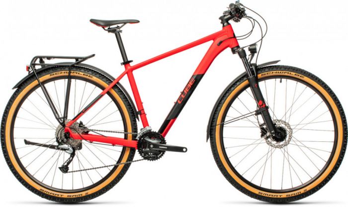 Велосипед Cube Aim SL Allroad 27.5" rednblack 16" (2021)