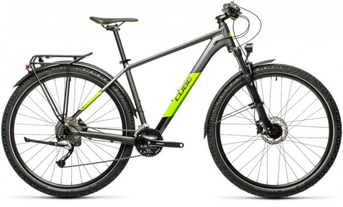 Велосипед Cube Aim SL Allroad 27.5" greyngreen 16" (2021)