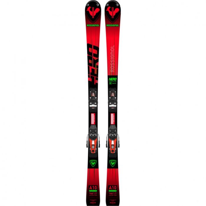 Горные лыжи Rossignol Hero Athlete SL Pro + крепления NX 10 GW B73 Black Hot Red (2023)