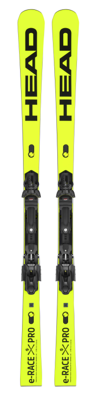 Горные лыжи Head WC Rebels e-Race Pro WCR 14 yellow-black + креп FREEFLEX 14 GW BRAKE 85 [D] (2023)