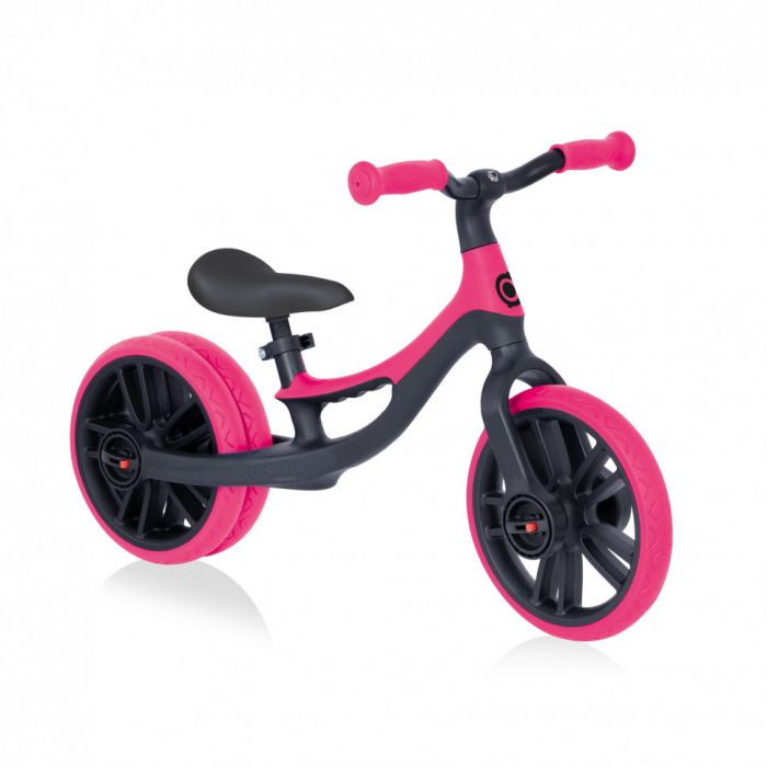 Беговел Globber Go Bike Elite Duo черно-розовый