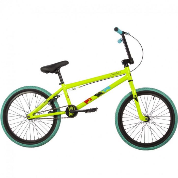 Велосипед Novatrack BMX Wolf 20" зеленый рама: 10" (2023)