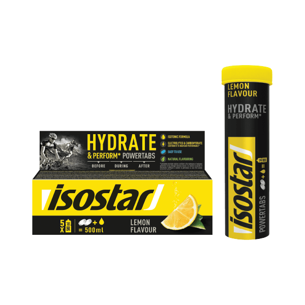 Изотонические растворимые таблетки Isostar Powertabs Лемон