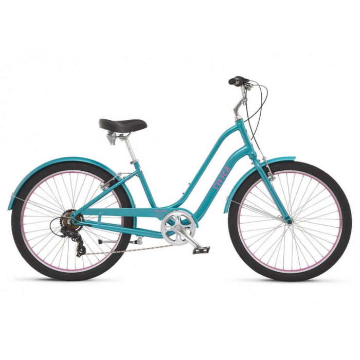 Велосипед Schwinn Sivica 7 Women 26" голубой рама M (17.5") (2022)