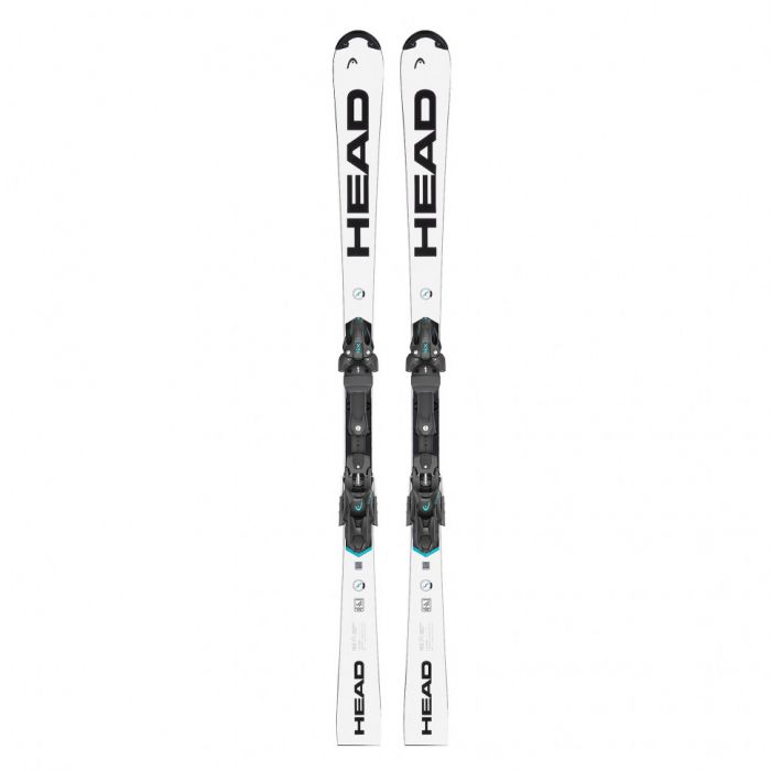 Горные лыжи Head WCR e-SL Rebel FIS + крепления FF ST 16 white-black (2024)