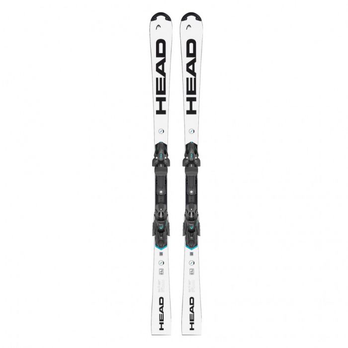 Горные лыжи Head WCR e-SL Rebel FIS + крепления FF ST 14X white-black (2024)