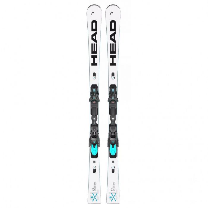 Горные лыжи Head WC Rebels e-SL SW RP EVO 14 + крепления FF 11 GW Brake 85 [D] white-black (2024)