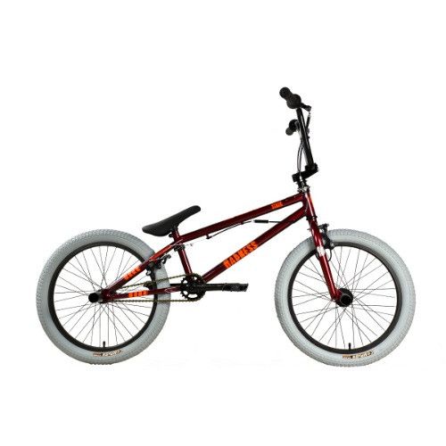 Велосипед Stark Madness BMX 3 20" бордовый/оранжевый/серый (2025)