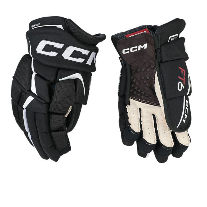 Перчатки CCM JetSpeed FT6 JR black/white